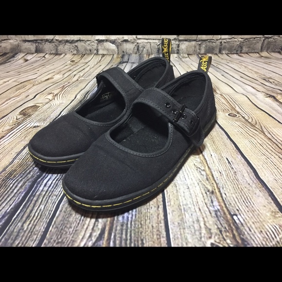 dr martens canvas mary janes